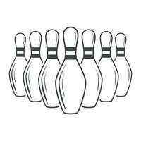 Bowling Line Art, Bowling Outline Vector, Bowling Vector, Bowling illustration, Bowling Vector, Line Art, Outline, Sports illustration, Bowling, vector, Bowling silhouette, silhouette vector