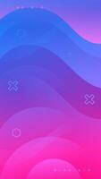 Abstract background purple blue color with wavy lines and gradients is a versatile asset suitable for various design projects such as websites, presentations, print materials, social media posts vector