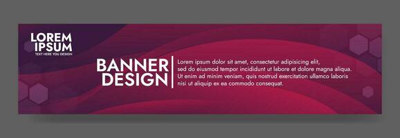 Abstract red banner color with a unique wavy design. It is ideal for creating eye catching headers, promotional banners, and graphic elements with a modern and dynamic look. vector