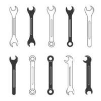 Spanner Vector Bundle, Spanner silhouette Bundle, Hardware Vector Bundle,  Automation Technology, Mechanical Systems, Spanner illustration Bundle, Mechanic silhouette, Mechanic Tools, Worker elements