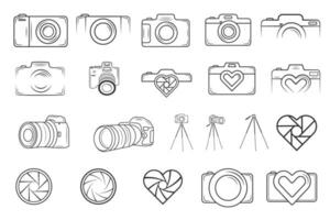 Camera Outline Vector Bundle, Photography outline Bundle, Camera Icon, Camera Vector, Photography Icon, World Photography Bundle, World Photography Day, Photography Logo, Photography vector