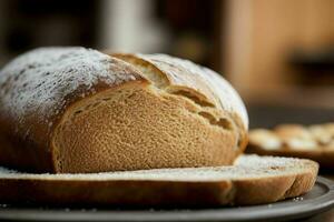 AI generated Bread crust. Pro Photo