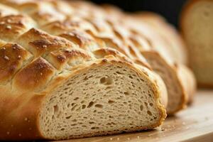 AI generated Bread crust. Pro Photo