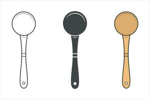 Wooden Spoon, Cooking Wooden Spoon Silhouette, Restaurant Equipment, wooden Cooking Equipment, Clip Art, Utensil, Silhouette, Wooden Equipment, Wooden Spoon Vector, Wooden Spoon illustration vector