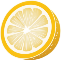 AI generated orange slice clip art png