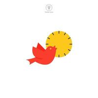 Early Bird Icon symbol vector illustration isolated on white background