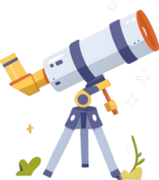 ai généré astronomie télescope clipart png