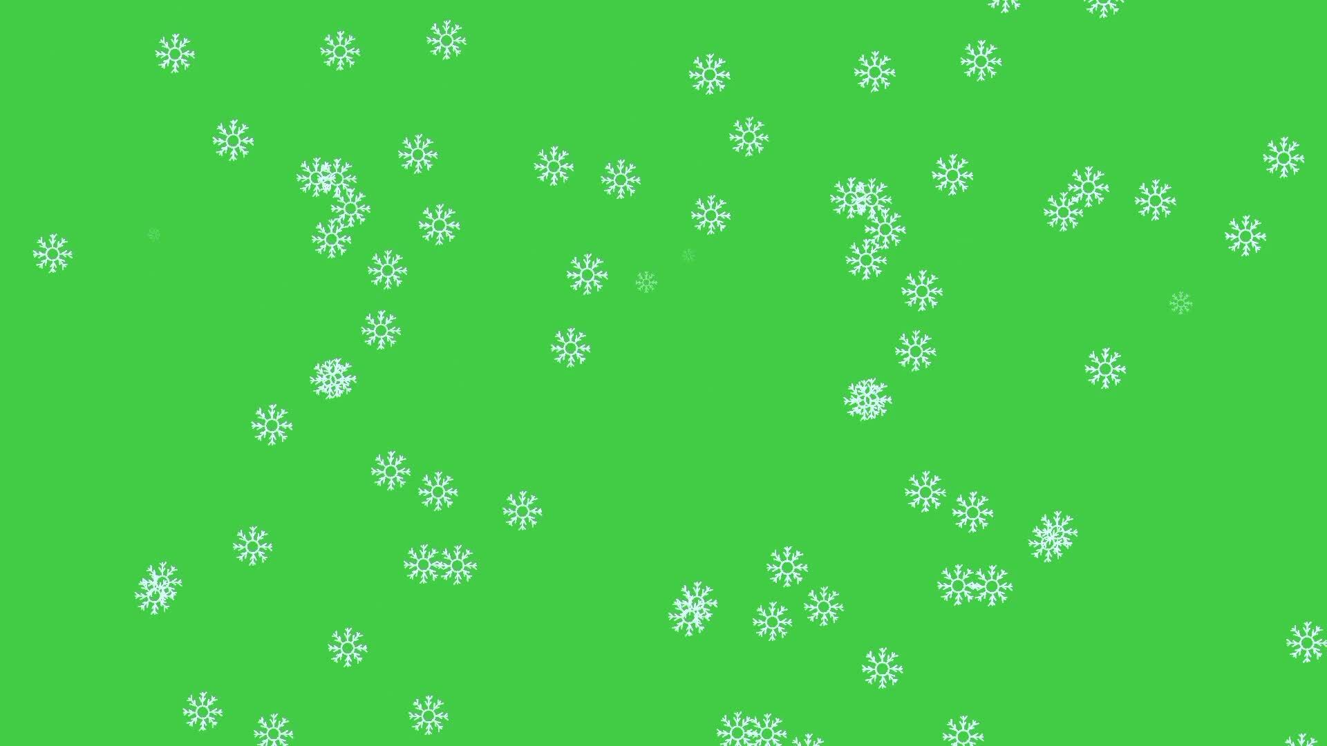Snowfall animation, perfect for a winter theme. 34949348 Stock Video at