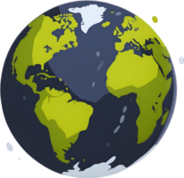 AI generated earth day clipart png