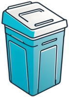 AI generated a trash can png