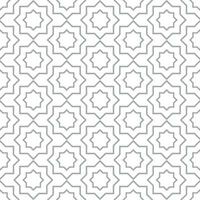 simple seamless islamic pattern design template vector