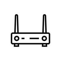 routers icon. outline icon vector