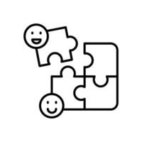 Adaptability icon. outline icon vector