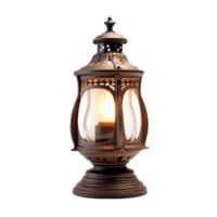 AI generated old oil lamp on transparent background PNG image