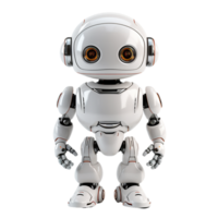 ai genererad robot på transparent bakgrund png bild