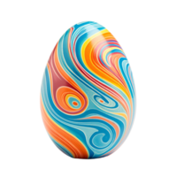 ai generiert Ostern Ei auf transparent Hintergrund png Bild