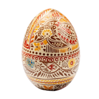 AI generated Easter egg on transparent background PNG image