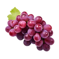 ai generato mazzo di uva su trasparente sfondo png Immagine