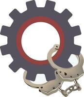 handcuffs to the locked gear vector