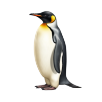 ai gegenereerd pinguïn Aan transparant achtergrond PNG beeld