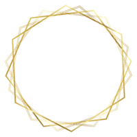 Golden frame with border png