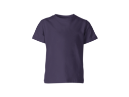 The isolated purple blackberry colour blank fashion tee front mockup template png