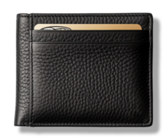 AI generated Leather wallet mockup, generative ai png