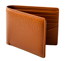 AI generated Leather wallet mockup, generative ai png