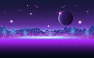 Concept of Future digital technology metaverse, colorful background. Vector illustration eps10