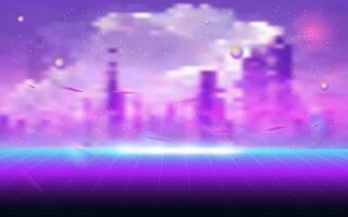 Concept of Future digital technology metaverse, colorful background. Vector illustration eps10