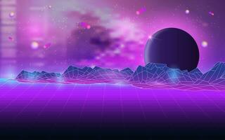 Concept of Future digital technology metaverse, colorful background. Vector illustration eps10