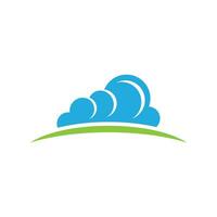 Cloud template vector