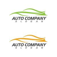 vector de plantilla de logotipo de auto auto