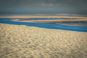 View from the highest dune in Europe - Dune of Pyla Pilat, Arcachon Bay, Aquitaine, France photo