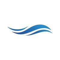 Water wave icon vector