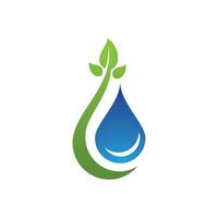 plantilla de logotipo de gota de agua vector