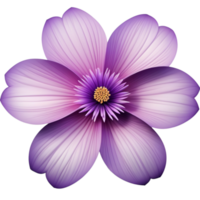 ai generato realistico bellissimo viola fiore. ai generativo png