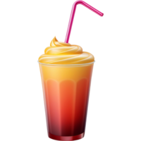 AI generated Sweet summer drink. AI Generative png