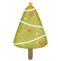 triângulo Natal árvore ilustração png