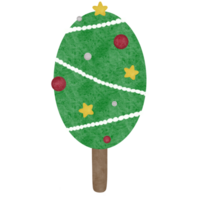 elipse Navidad árbol ilustración png