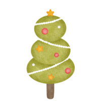 tre strato ovale Natale albero png