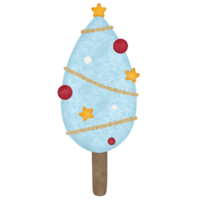 oval jul träd illustration png
