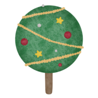 cerchio Natale albero illustrazione png