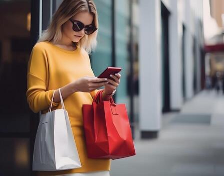 AI generated Cloud data storage, database, cloud computing concept. photo