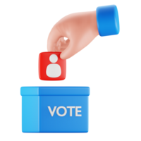 votar votación 3d icono png