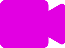 purple video icon png