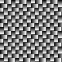 Carbon fiber seamless pattern. Abstract gray background texture vector illustration. Square structure metal sheet.