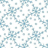 Seamless christmas pattern. New year background. Doodle illustration with christmas icons vector