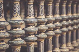 Ceramic Bridge inside Plaza de Espana in Seville, Spain. photo