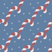 Seamless christmas pattern. New year background. Doodle illustration with christmas icons vector